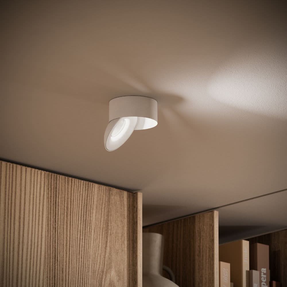 s.luce Santa Neo LED ceiling spotlight swivel & dimmable