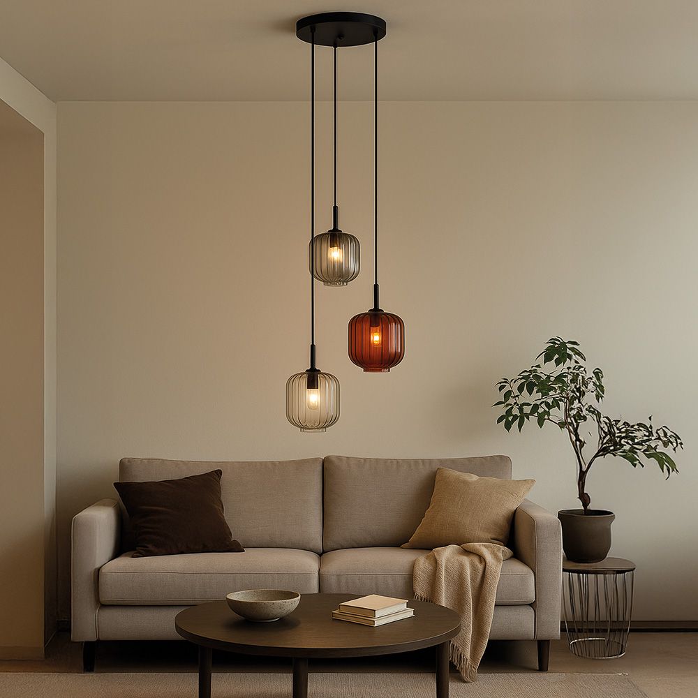 s.luce Velo 3-light gallery lamp Ø 40cm canopy Ø 20cm