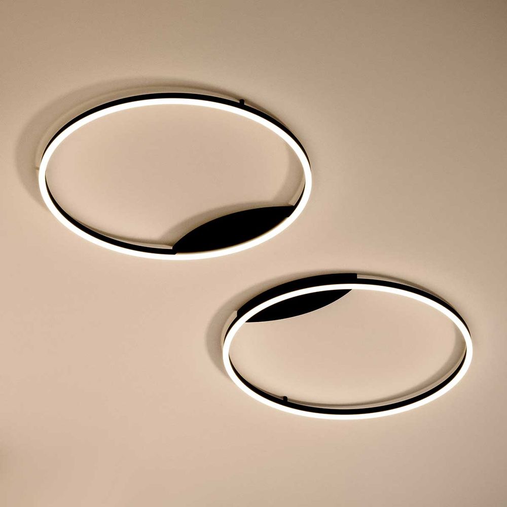 s.luce Aplique y plafón LED circular moderno regulable
