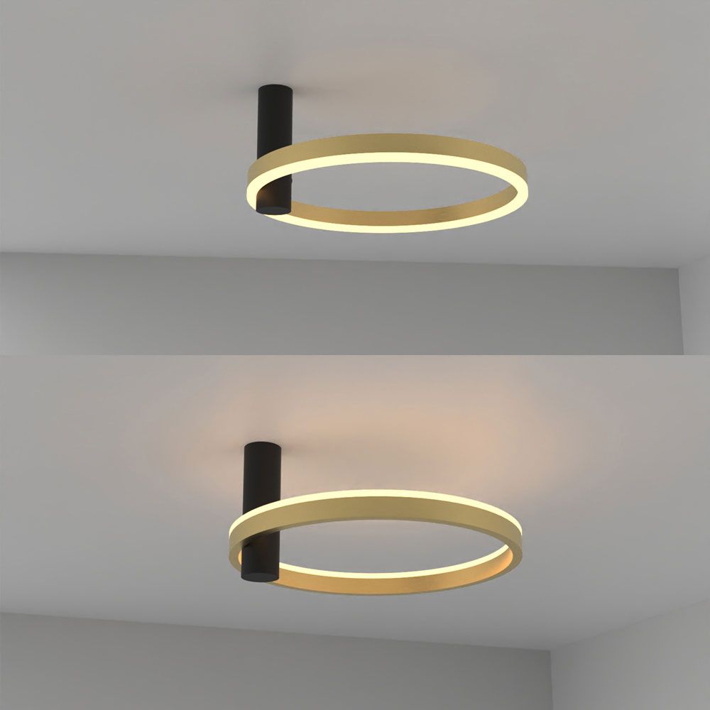 s.luce Ring Air LED aplique y plafón Ø 40cm redondo indirecto