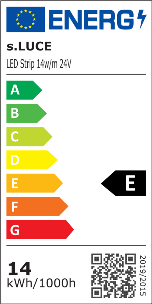s.luce Aura 10m tira LED 14w/m 1400lm/m CRI 95