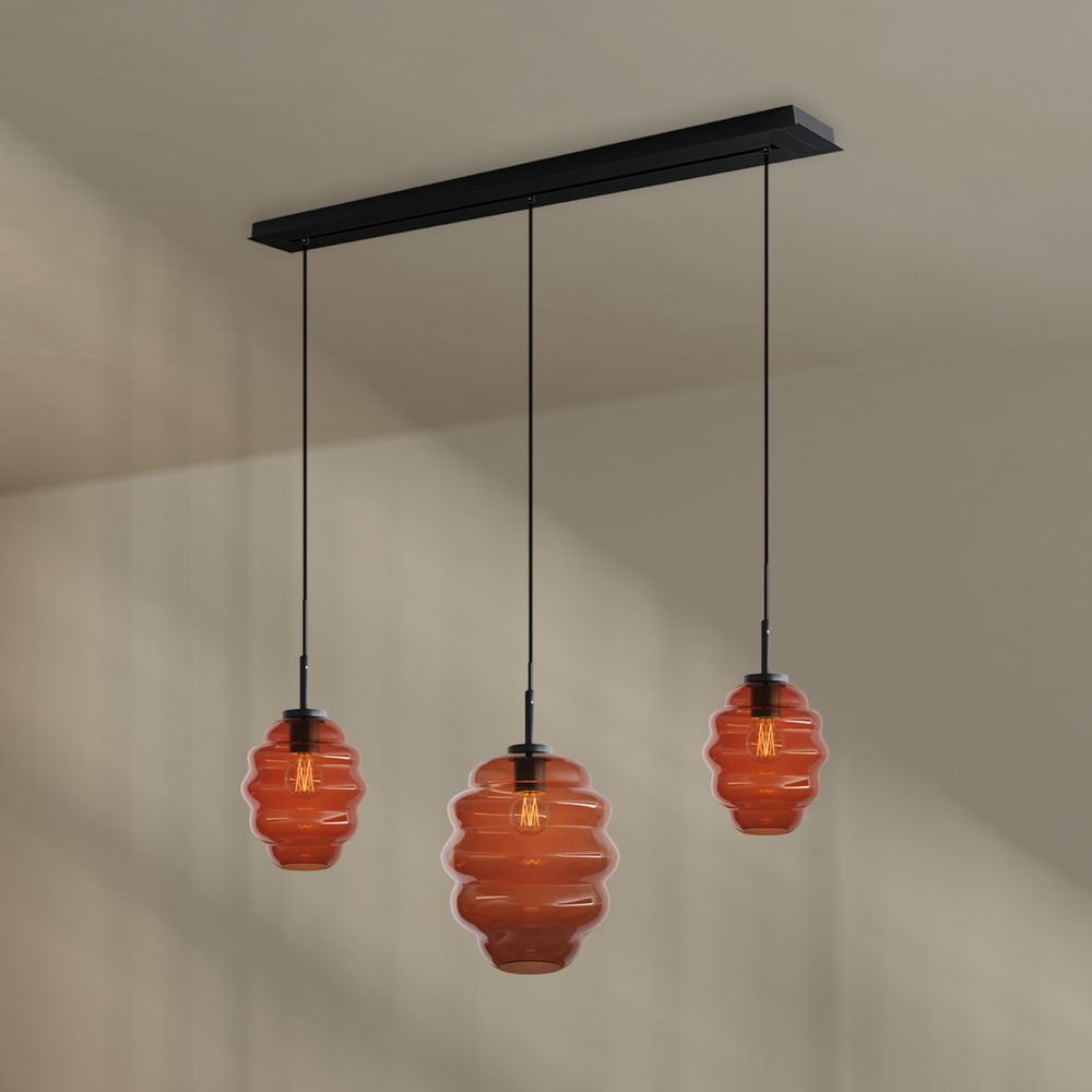 s.luce Echos lámpara de mesa 3 luces 120cm Ø 18/25cm
