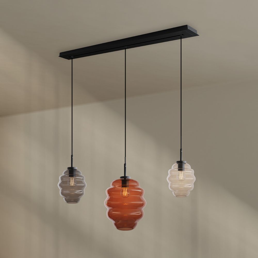 s.luce Echos lámpara de mesa 3 luces 120cm Ø 18/25cm