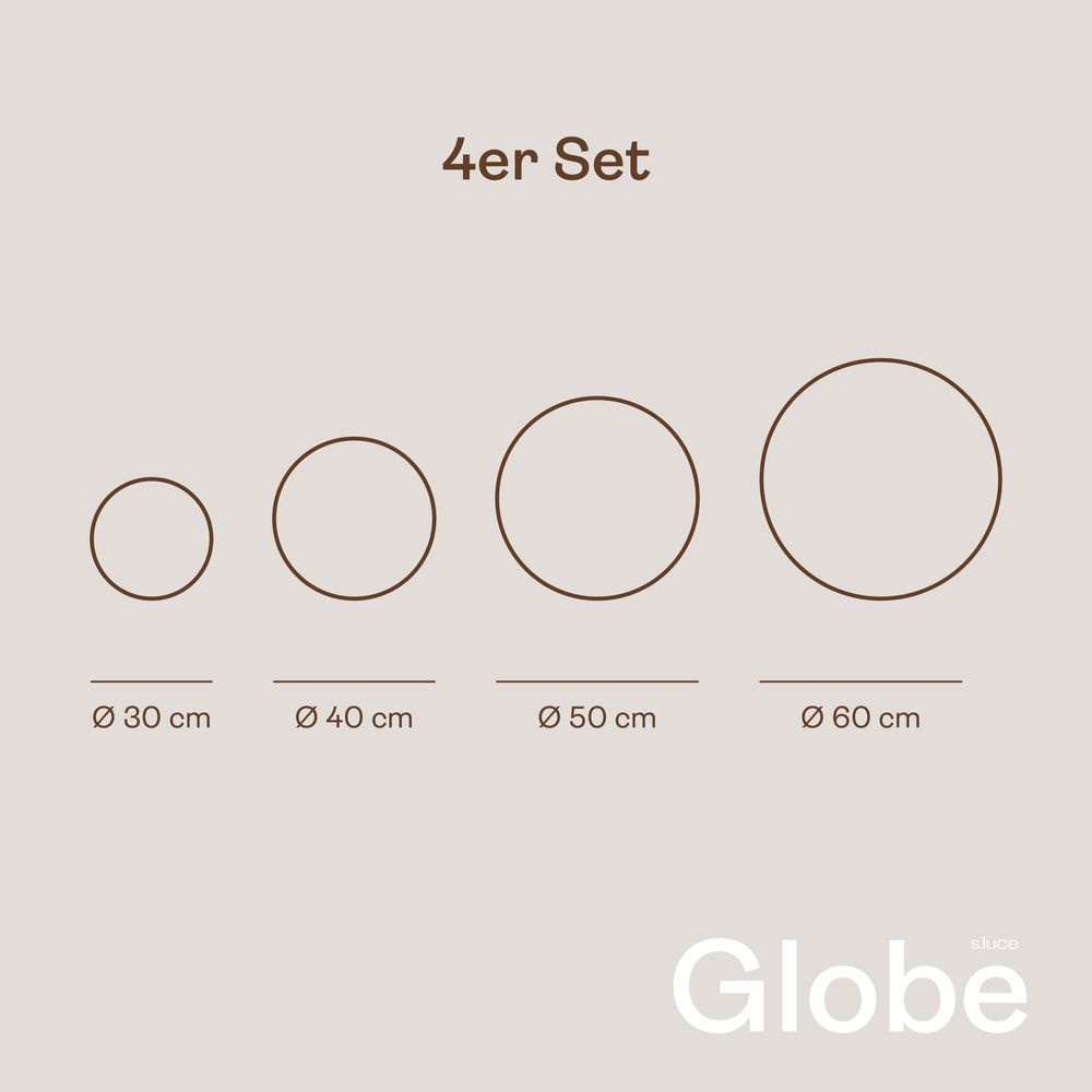 s.luce Globe pro globo duradero para jardín exterior blanco