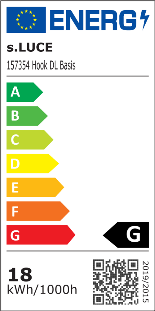 s.luce Hook Aplique y plafón LED
