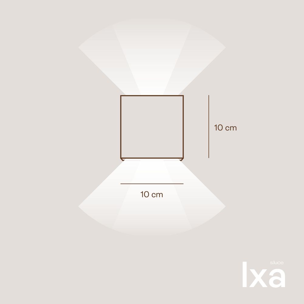 s.luce Ixa Aplique LED ángulo regulable interior y exterior IP44
