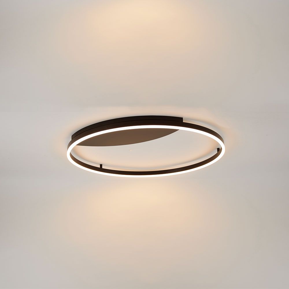 s.luce Aplique y plafón LED circular moderno regulable