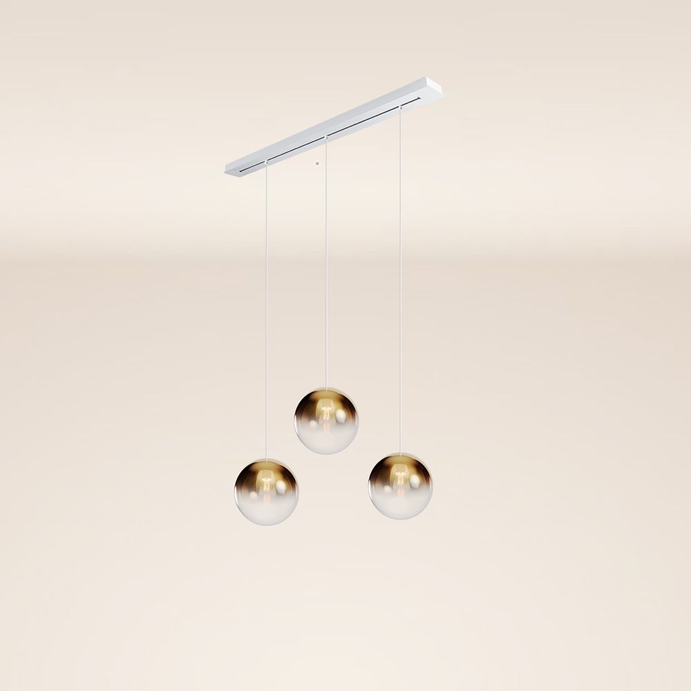s.luce Orb Lámpara colgante de mesa de comedor de 3 luces Ø 30 120cm