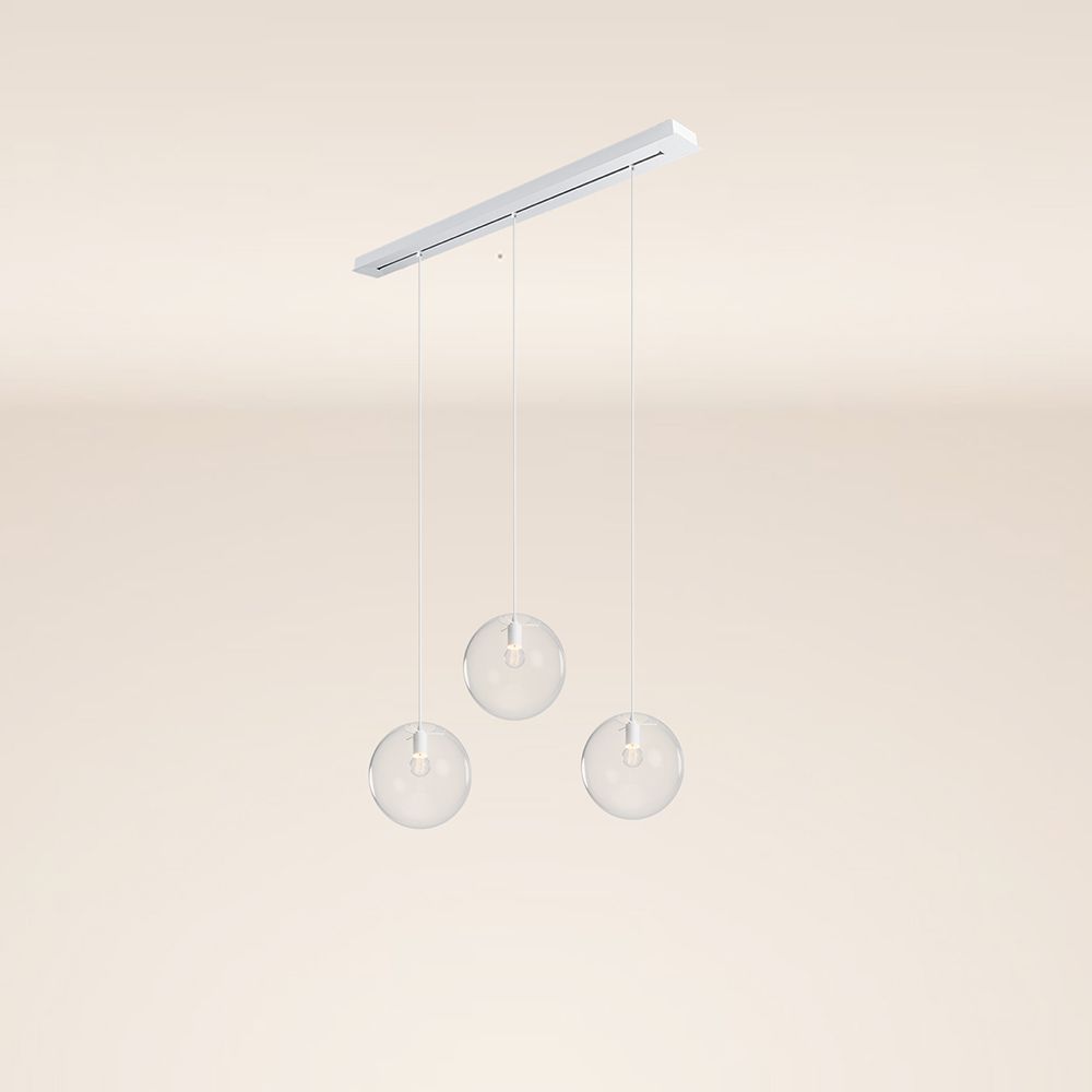 s.luce Orb Lámpara colgante de mesa de comedor de 3 luces Ø 30 120cm