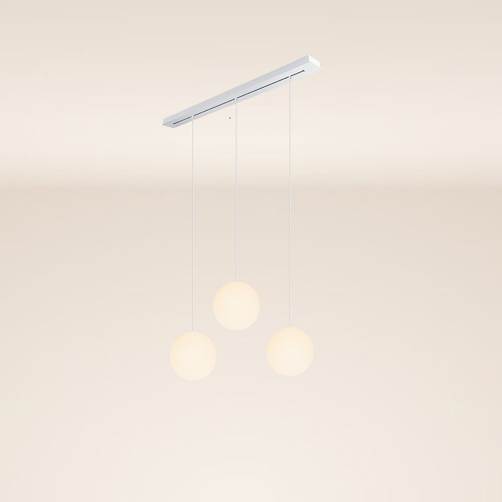 s.luce Orb Lámpara colgante de mesa de comedor de 3 luces Ø 30 120cm
