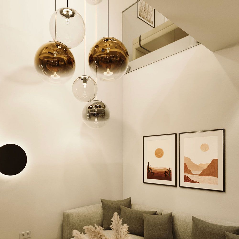 s.luce Orb gallery lámpara 8 luces modular