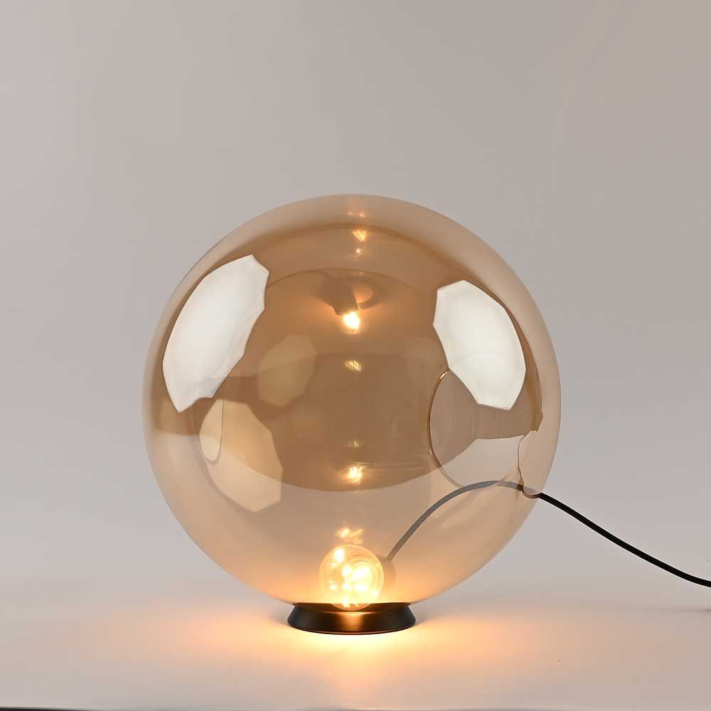 s.luce Lámpara de mesa Orb glass globe