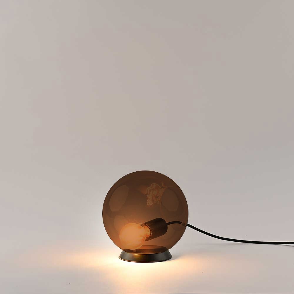 s.luce Lámpara de mesa Orb glass globe
