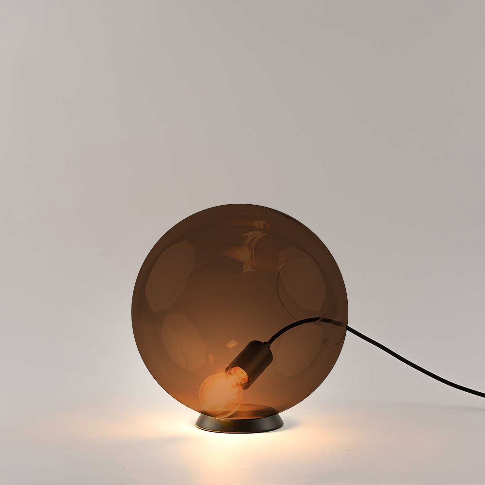 s.luce Lámpara de mesa Orb glass globe