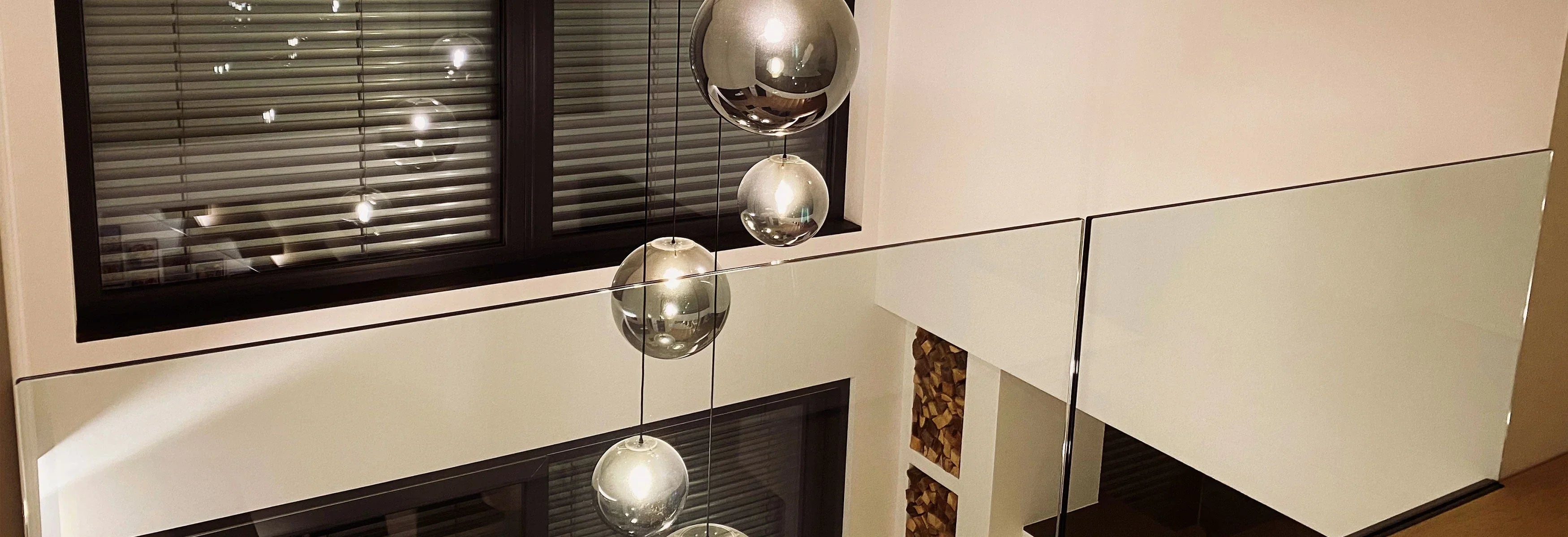 Luminaires suspendus à 8 flammes