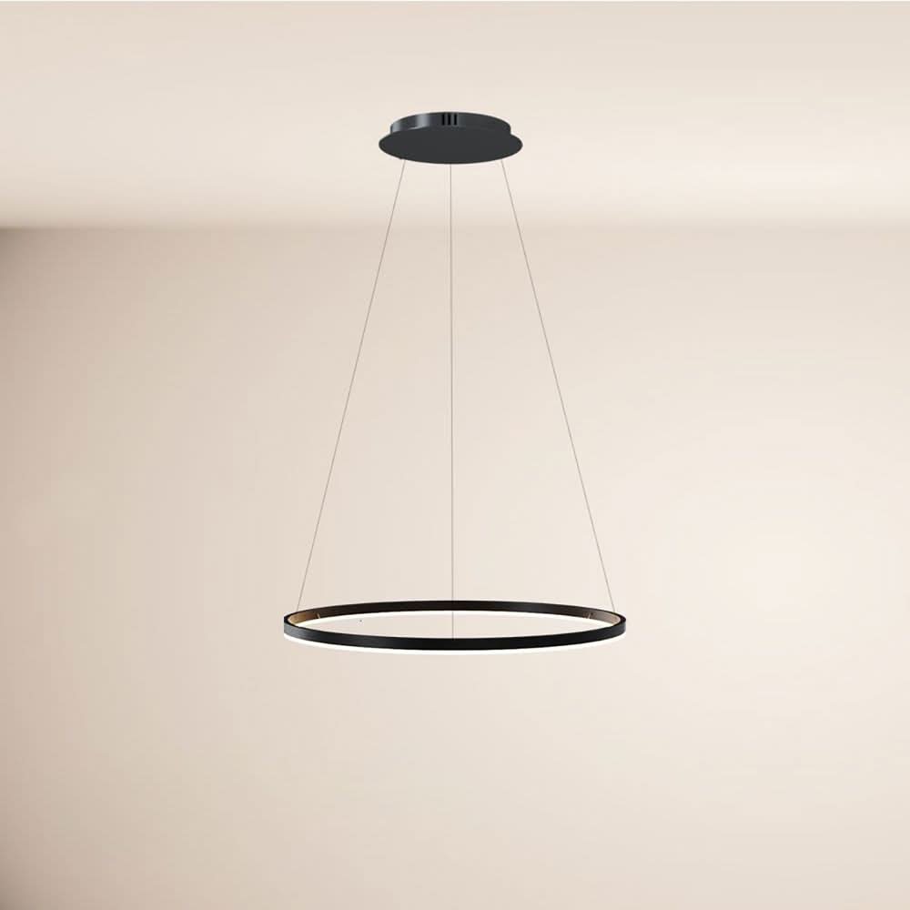 s.luce LED Ring Lampe à suspendre Ø 80cm