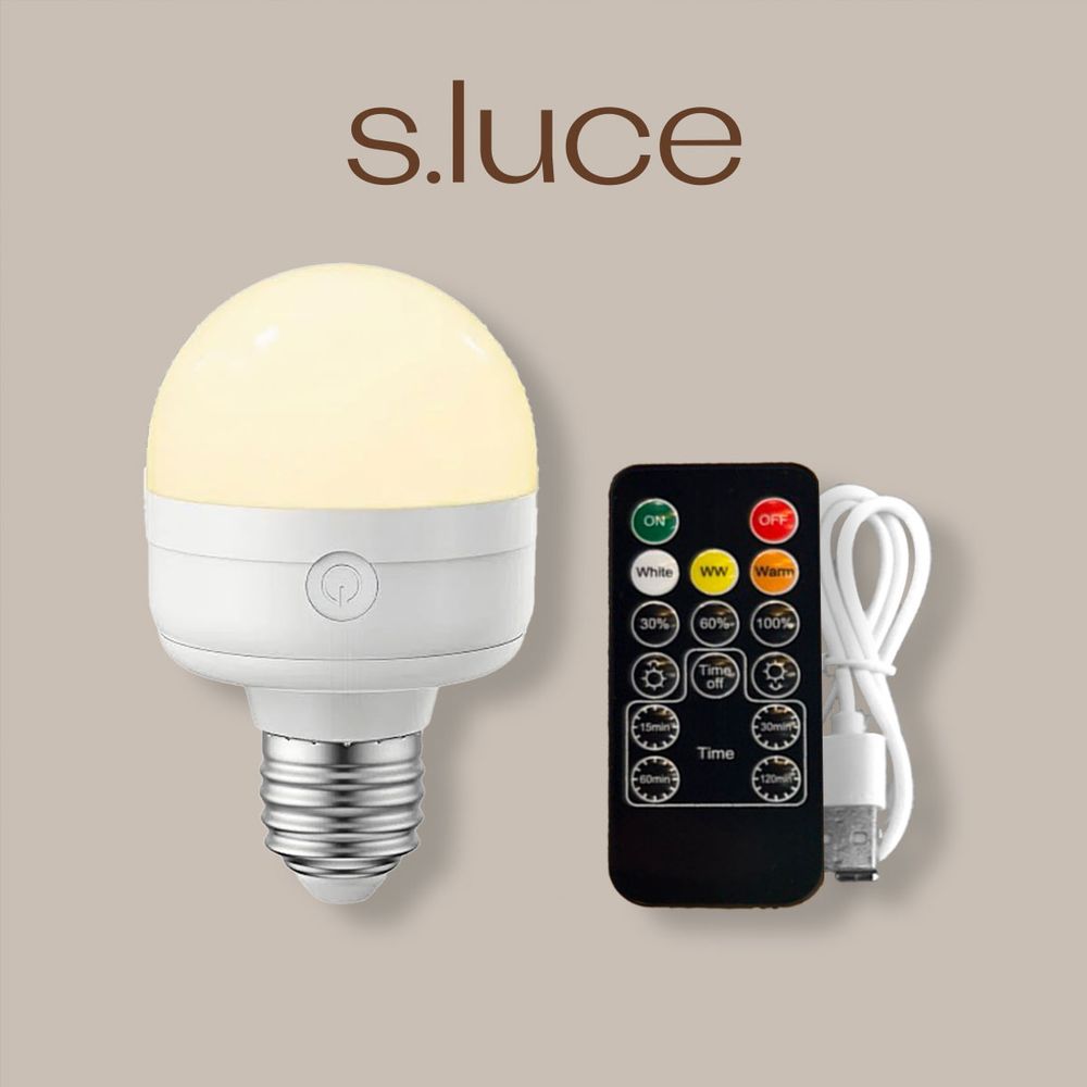Ampoule LED mobile 8W Variable Batterie Magnétique chaud/froid