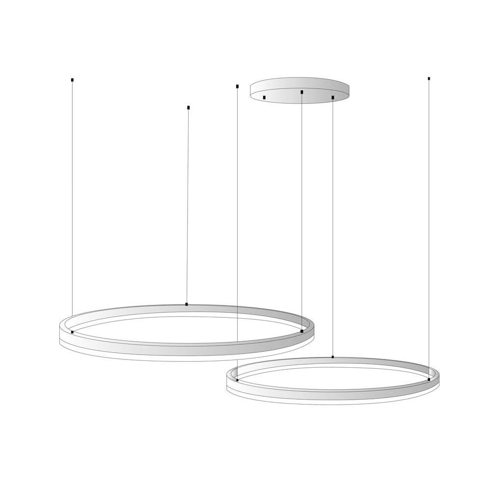 s.luce anneau conversion excentrique (sans anneaux LED)