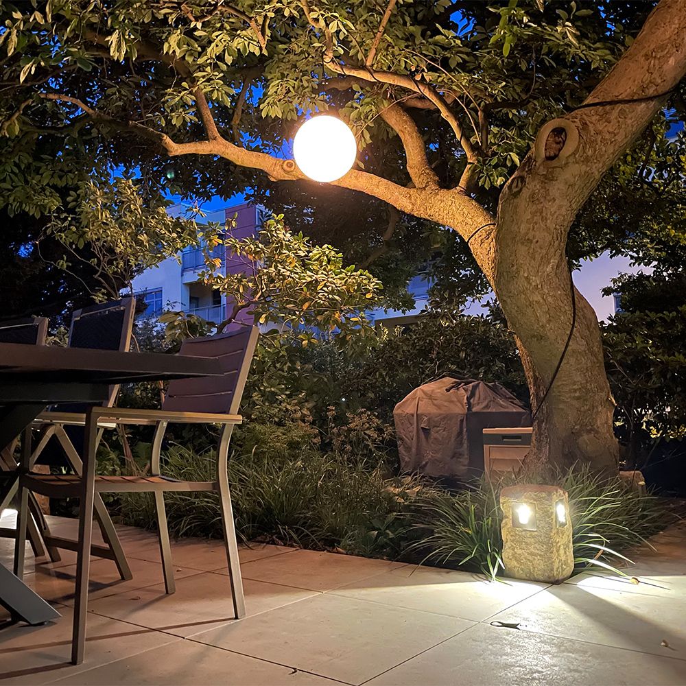 s.luce Globe Lampe sphérique suspendue pour l'intérieur et l'extérieur IP54
