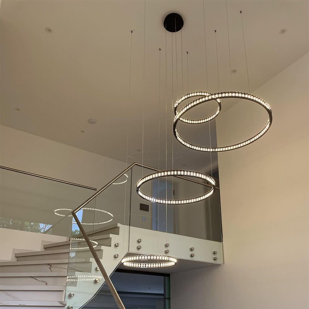 s.luce Atom Ring Lampe LED à suspension à intensité variable