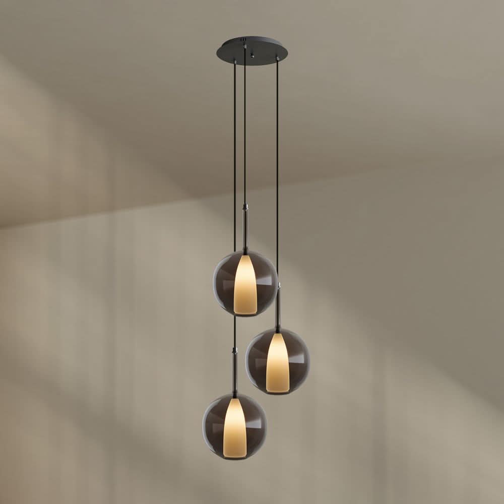 s.luce Belluna lampe de galerie 3-flamme Ø 40cm baldaquin