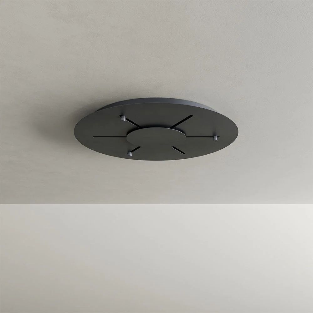 s.luce Belluna lampe de galerie 5 flammes Ø 60cm baldaquin