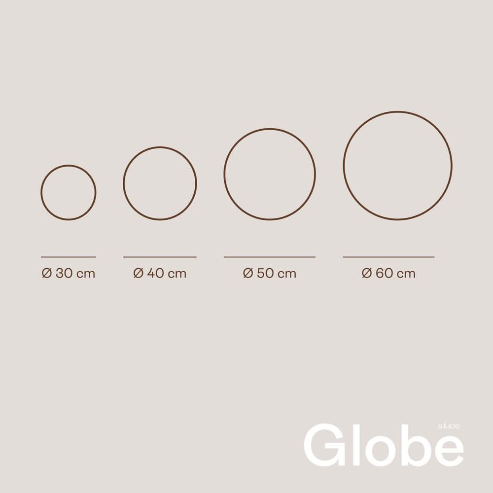 s.luce Globe pro boule d'extérieur durable jardin blanc