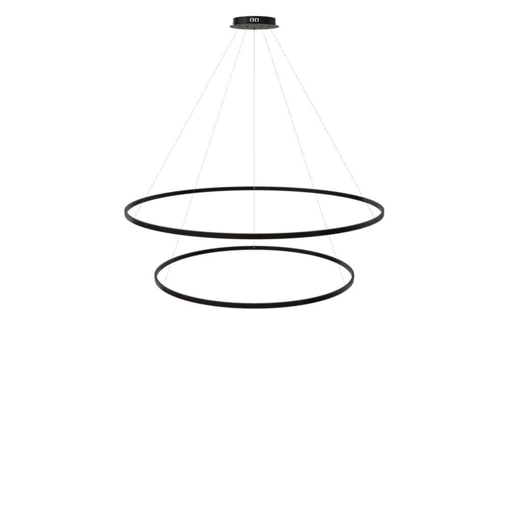 s.luce LED Ring Lampe à suspendre à 2 flammes centrée