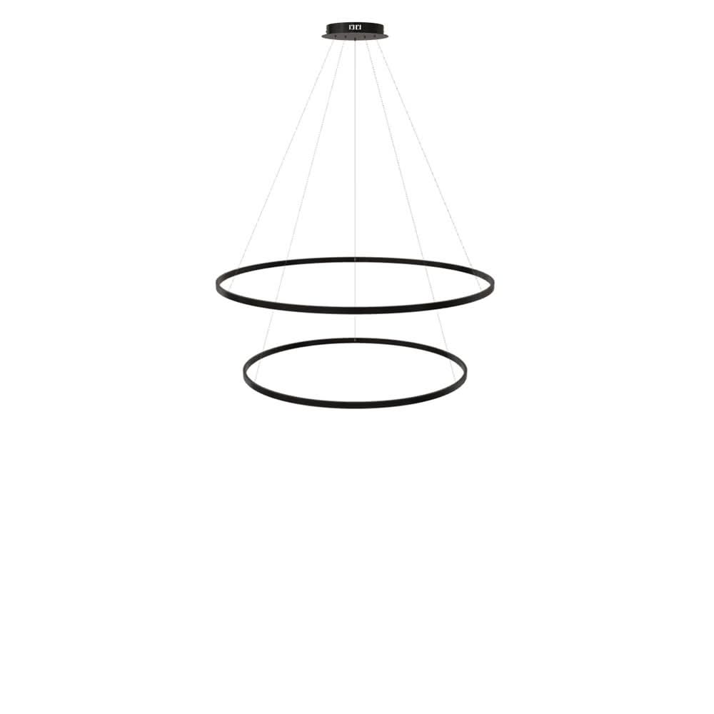 s.luce LED Ring Lampe à suspendre à 2 flammes centrée