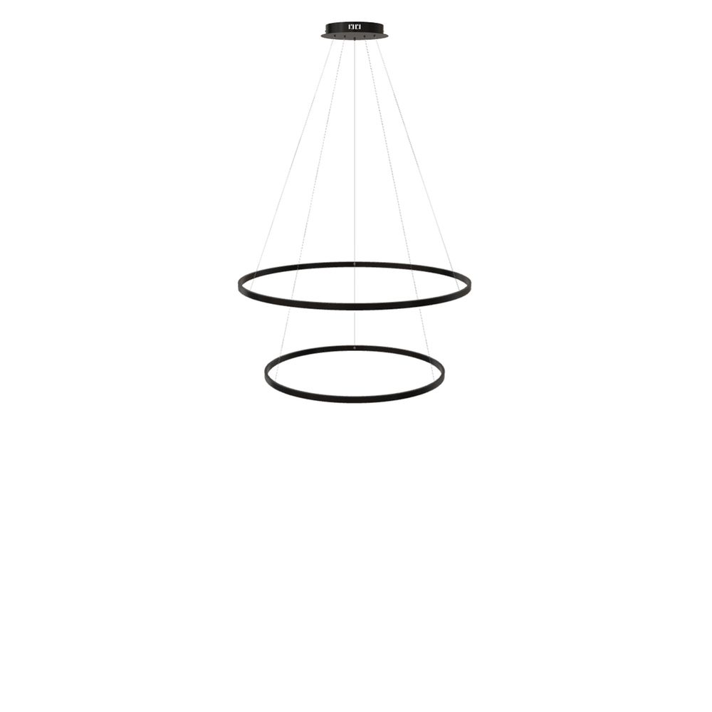 s.luce LED Ring Lampe à suspendre à 2 flammes centrée