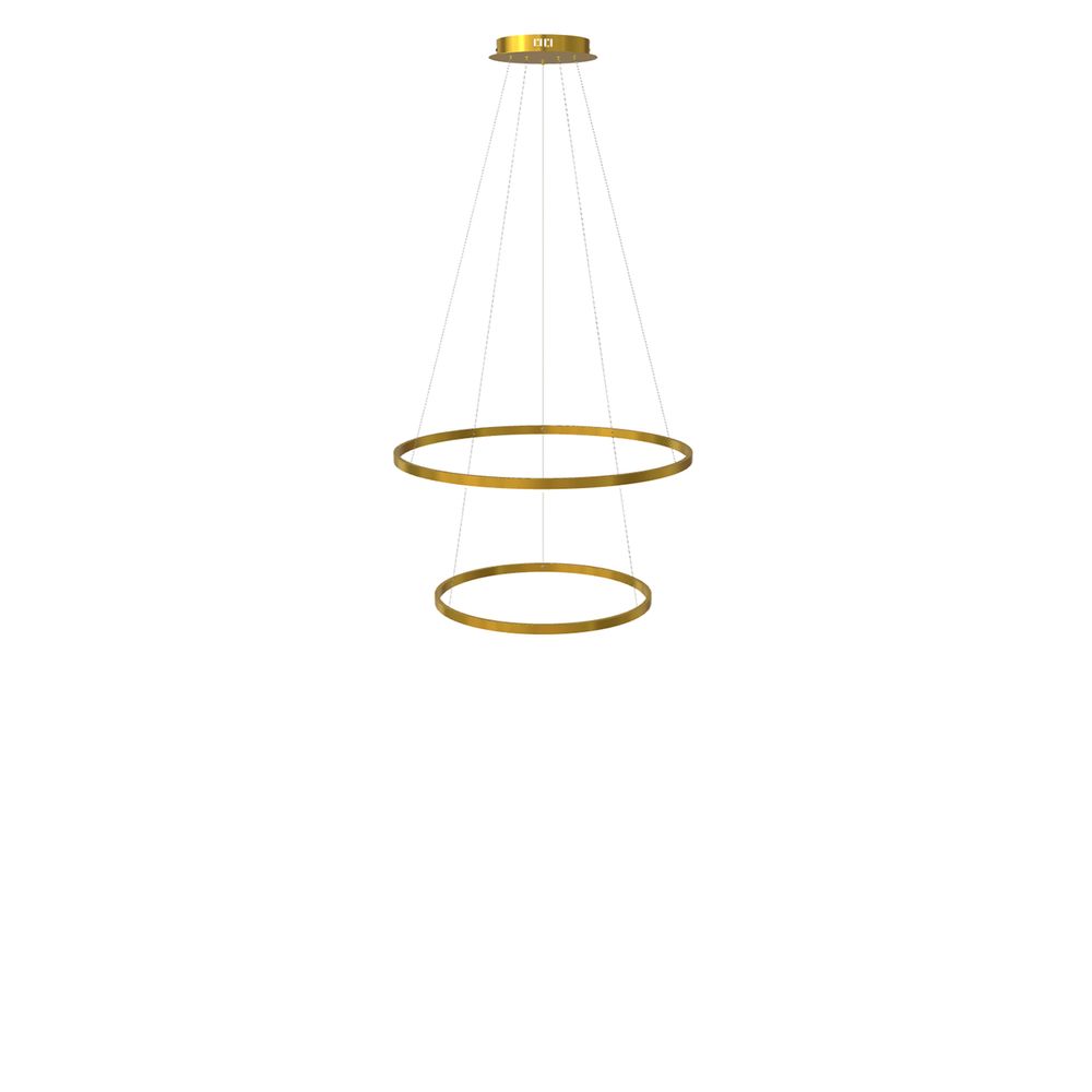 s.luce LED Ring Lampe à suspendre à 2 flammes centrée