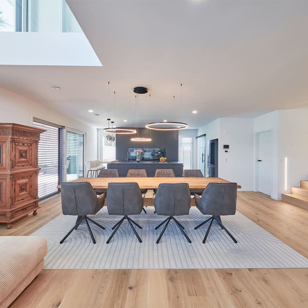 s.luce LED Ring Lampe à suspendre Ø 80cm