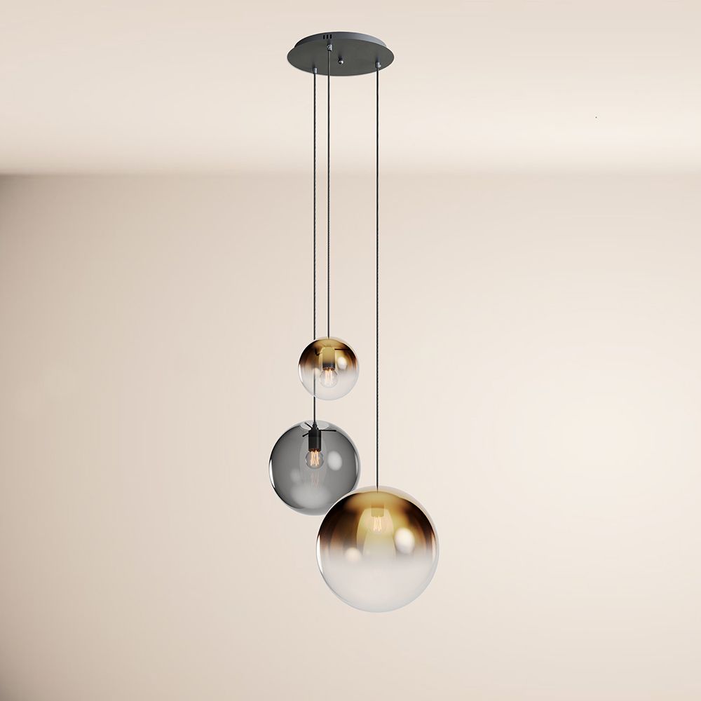 s.luce Orb luminaire de galerie à 3 flammes Modular