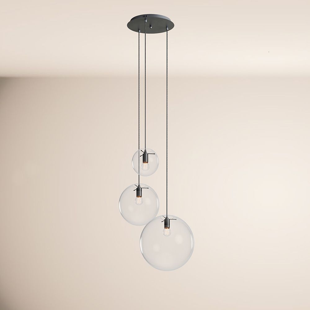 s.luce Orb luminaire de galerie à 3 flammes Modular