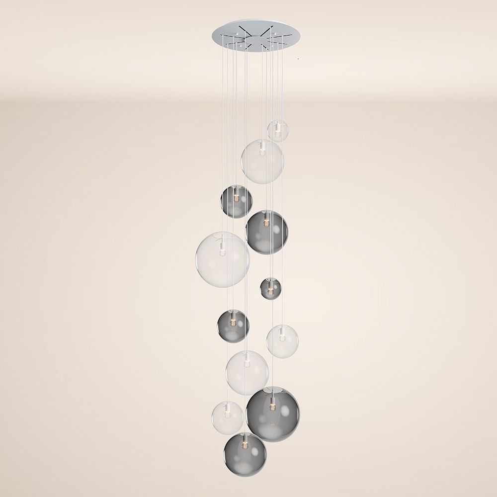 s.luce Orb lampe de galerie 12 flammes Modulaire