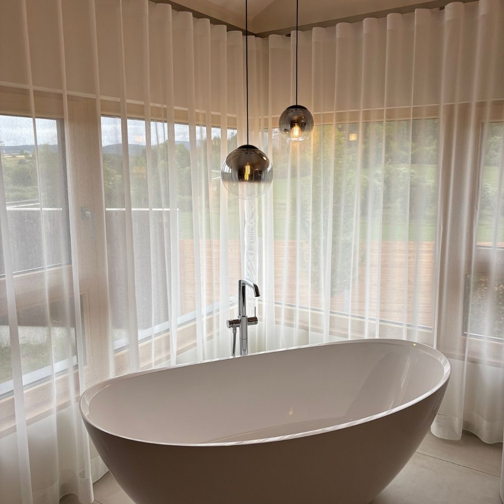 s.luce Orb Boule de verre Lampe à suspendre 150cm Suspension noire