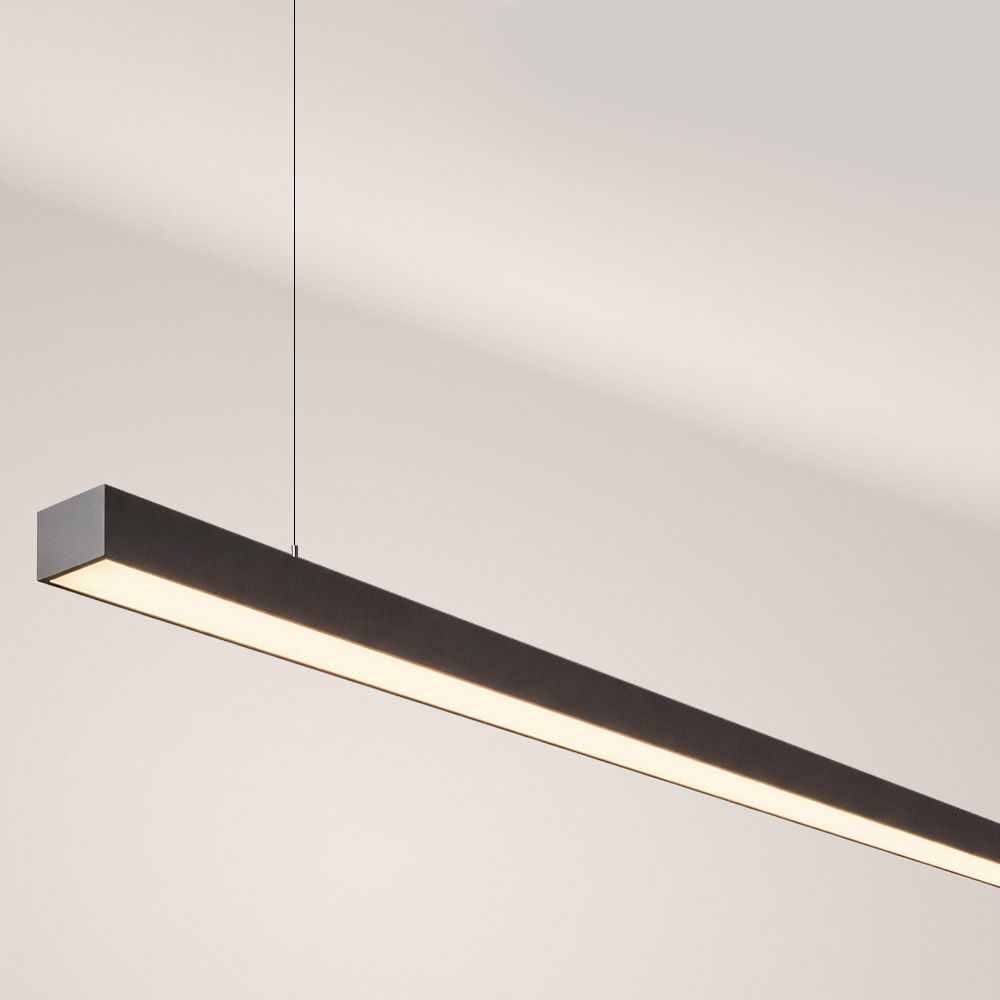 s.luce Lampe linéaire LED Suspension de bureau XL sur mesure 2700K