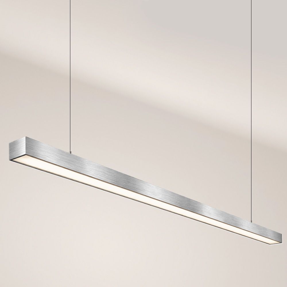 s.luce Luminaire linéaire LED Suspension de bureau XL sur mesure 4000K