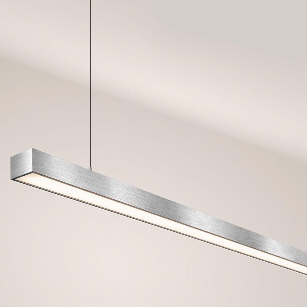 s.luce Luminaire linéaire LED Suspension de bureau XL sur mesure 4000K