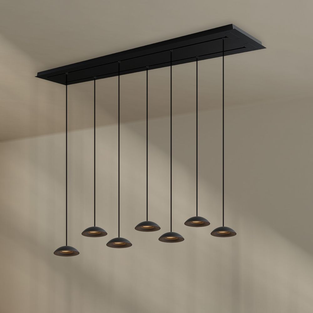 s.luce Santa Air LED Lampe de table à suspendre 8 flammes 160cm 2 rangées