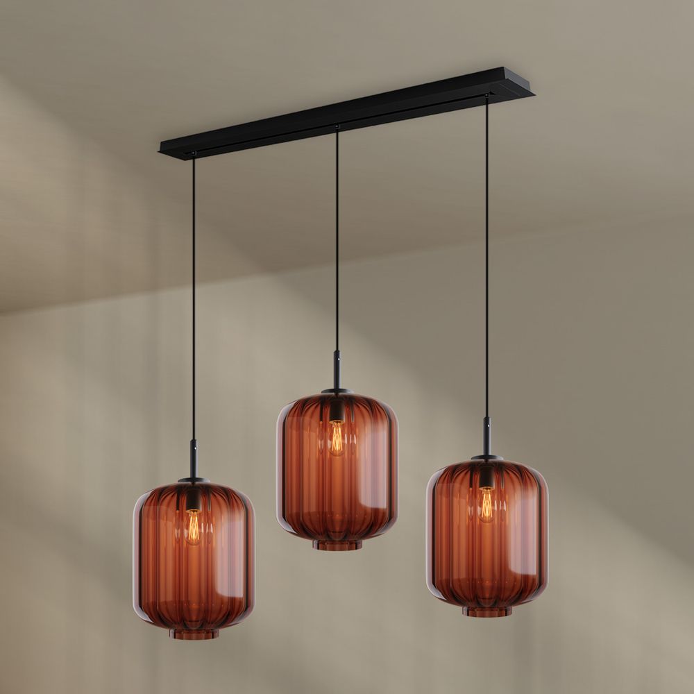 s.luce Velo Lampe de table à 3 flammes Baldaquin 120cm Ø 25cm