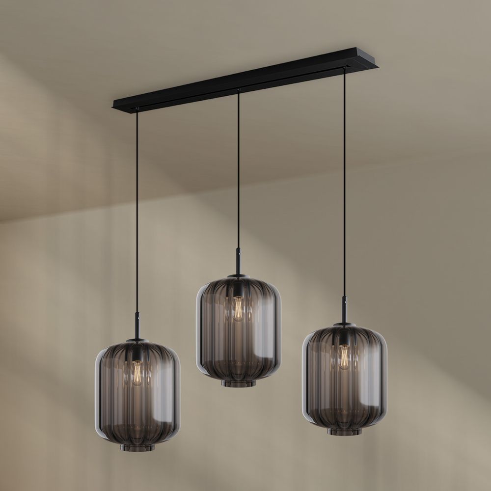 s.luce Velo Lampe de table à 3 flammes Baldaquin 120cm Ø 25cm