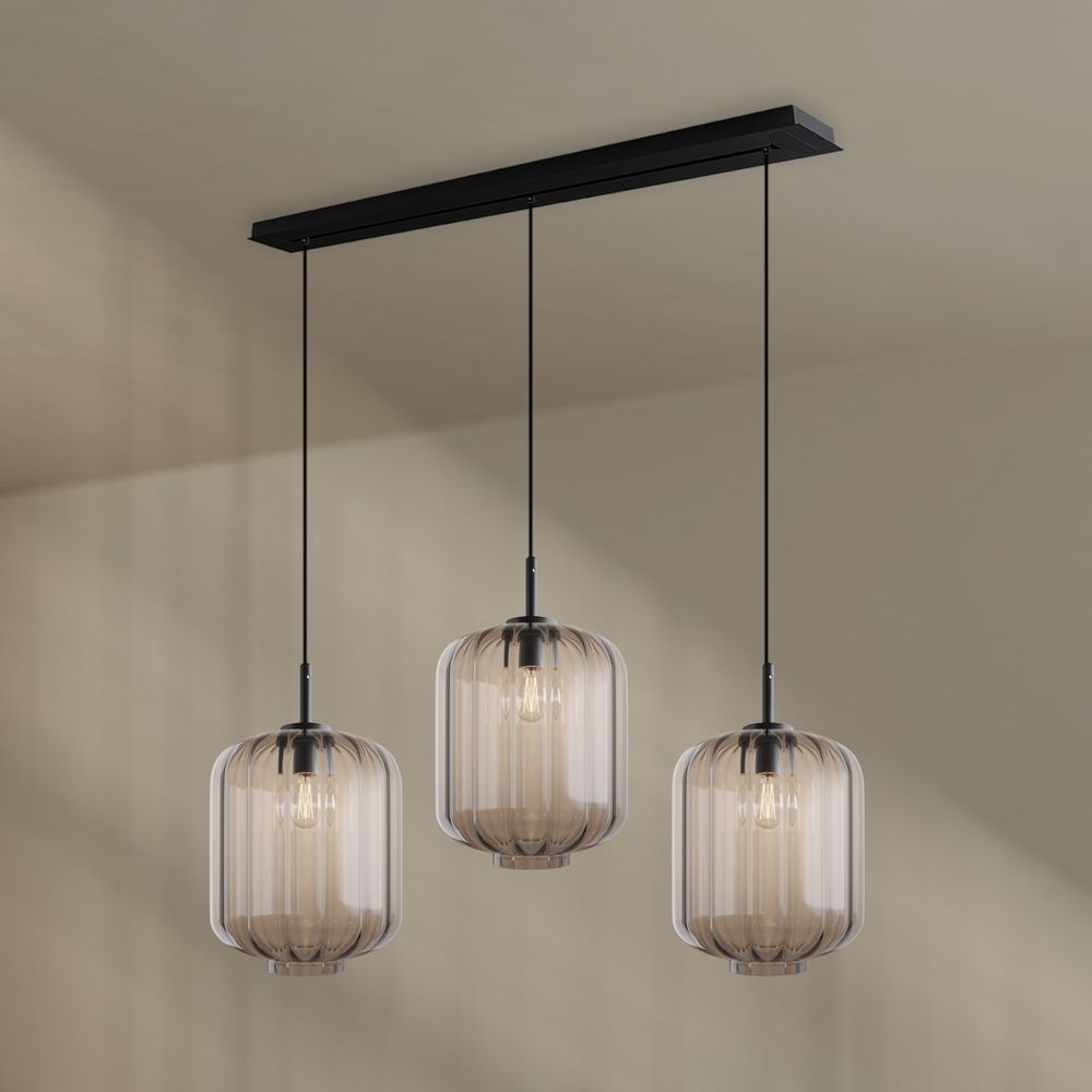 s.luce Velo Lampe de table à 3 flammes Baldaquin 120cm Ø 25cm