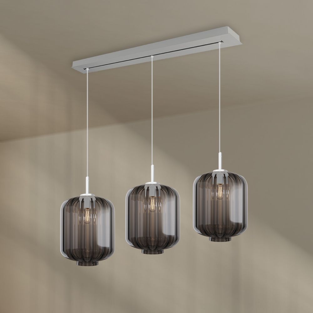 s.luce Velo Lampe de table à 3 flammes Baldaquin 120cm Ø 25cm