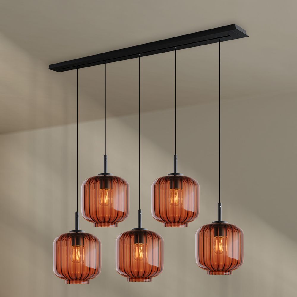 s.luce Velo lampe de table 5 flammes 160cm baldaquin Ø 20cm