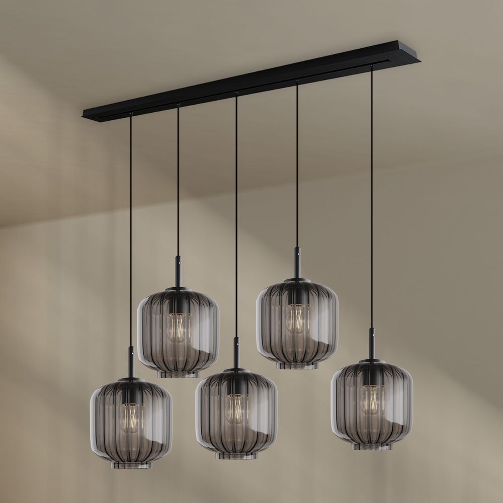 s.luce Velo lampe de table 5 flammes 160cm baldaquin Ø 20cm