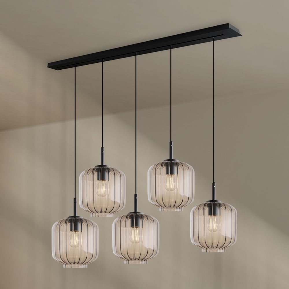 s.luce Velo lampe de table 5 flammes 160cm baldaquin Ø 20cm