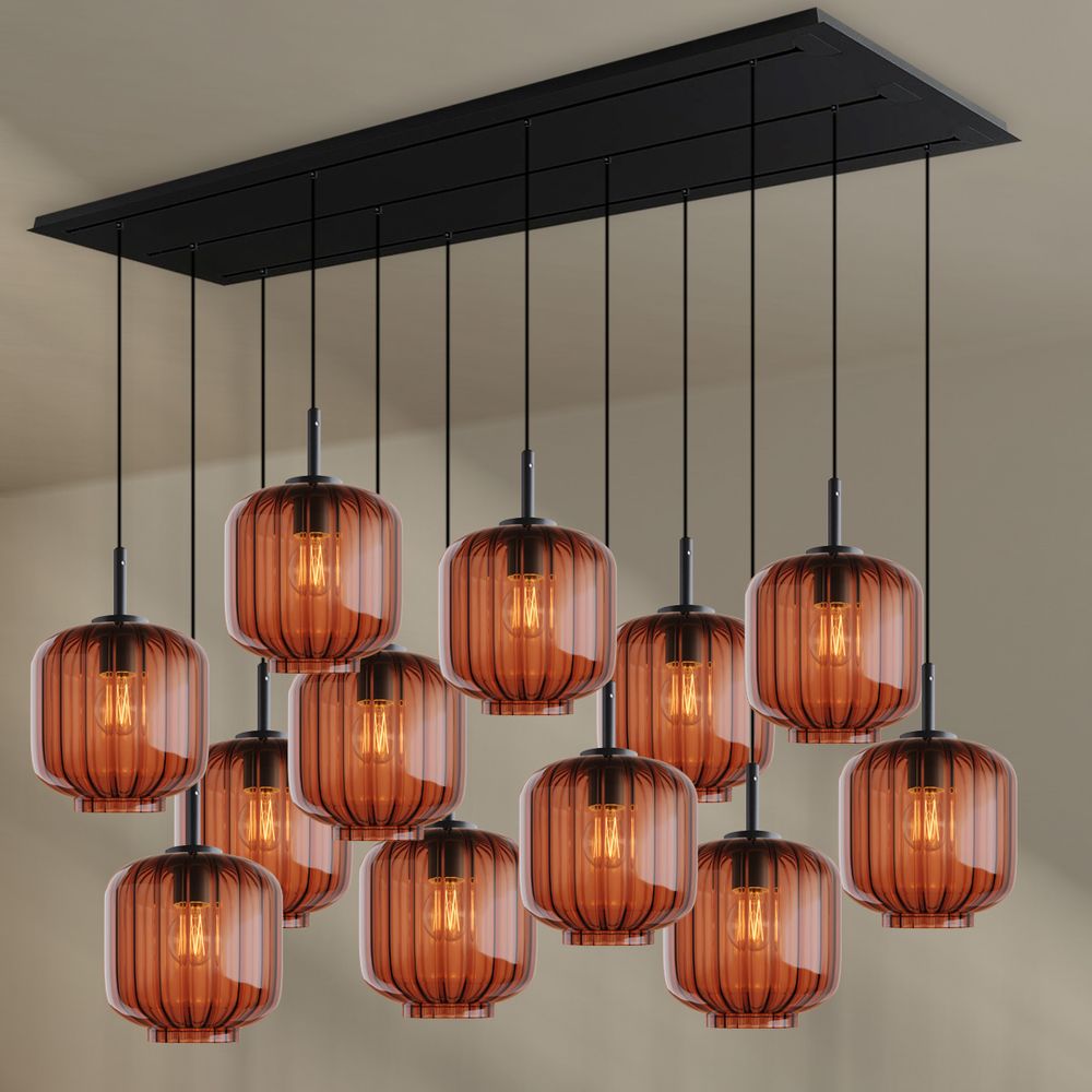 s.luce Velo lampe de table 12 flammes 200cm 3 rangées Ø 20cm