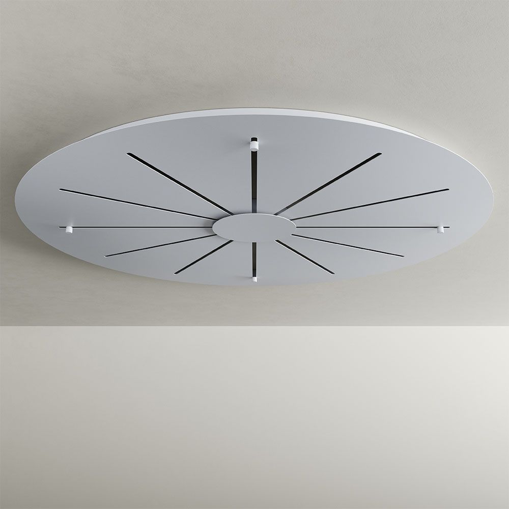 s.luce Velo Lampe à galerie suspendue 20 flammes Ø 120cm Ø 18cm