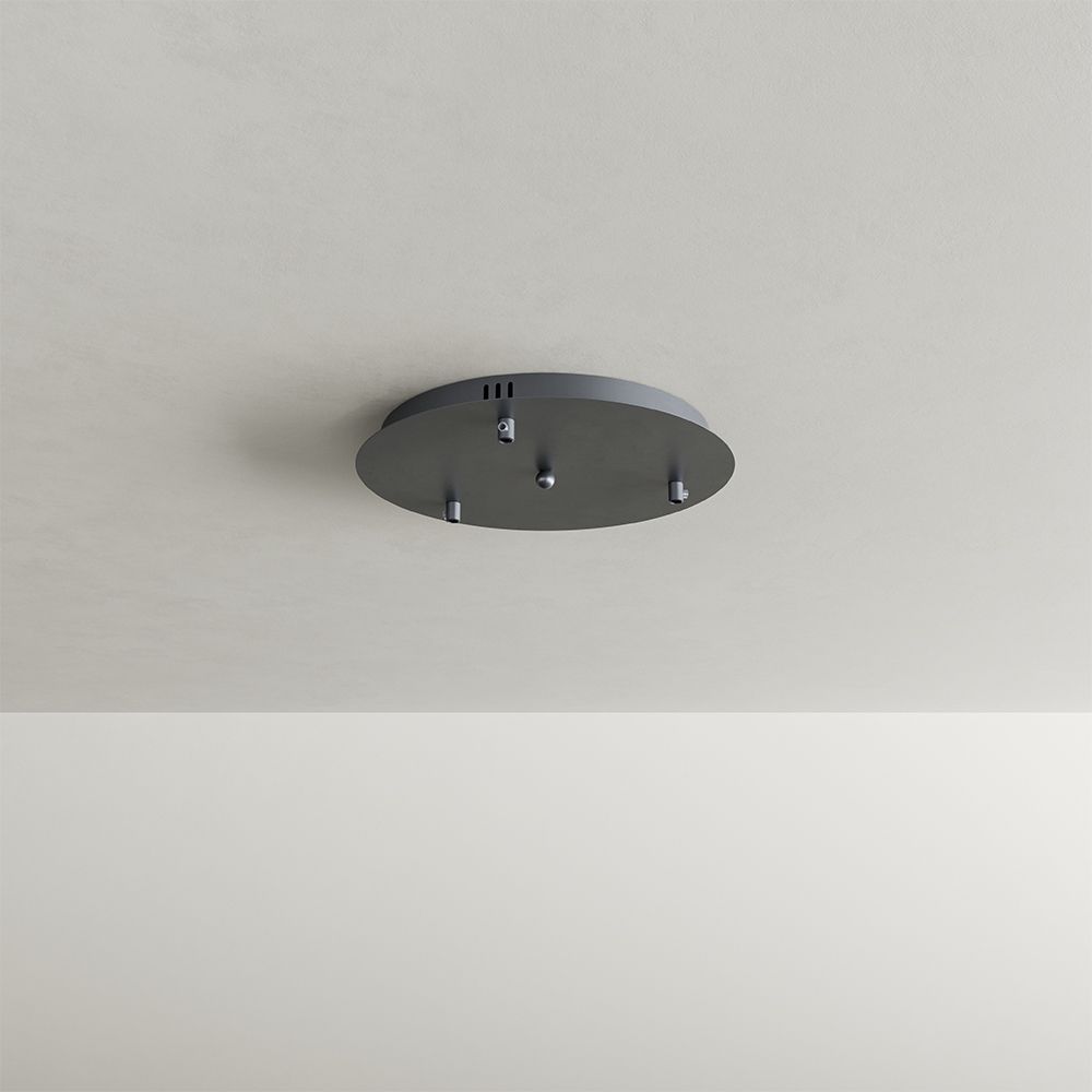 s.luce Velo lampe de galerie à 3 flammes Ø 40cm baldaquin Ø 20cm